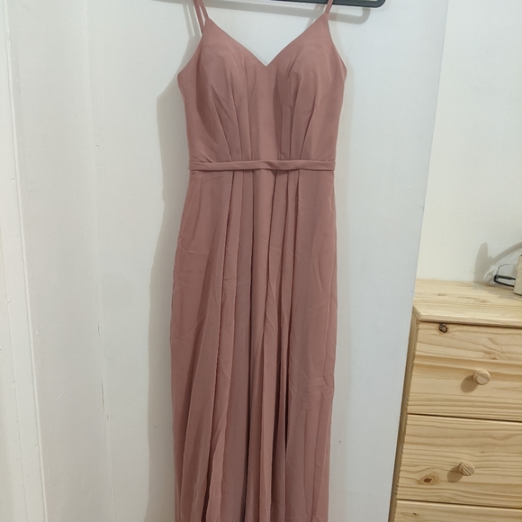 Azazie Everest bridesmaid dress dusty rose - Picture 4 of 6